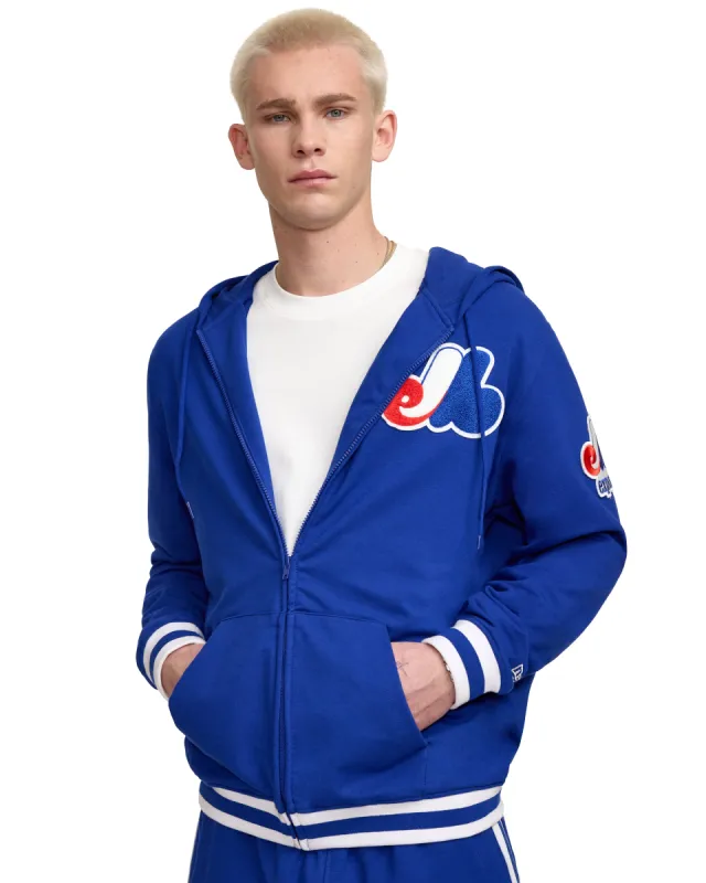 Montreal Expos Coop Logo Select Full-Zip Hoodie sold by New Era