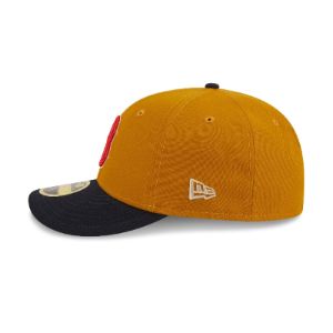 Boston Red Sox Vintage Gold Low Profile 59FIFTY Fitted Hat sold by New Era