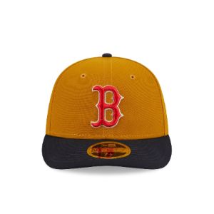 Boston Red Sox Vintage Gold Low Profile 59FIFTY Fitted Hat sold by New Era