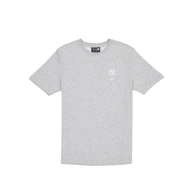 New York Yankees Logo Essentials Tonal Gray T-Shirt sold by New Era