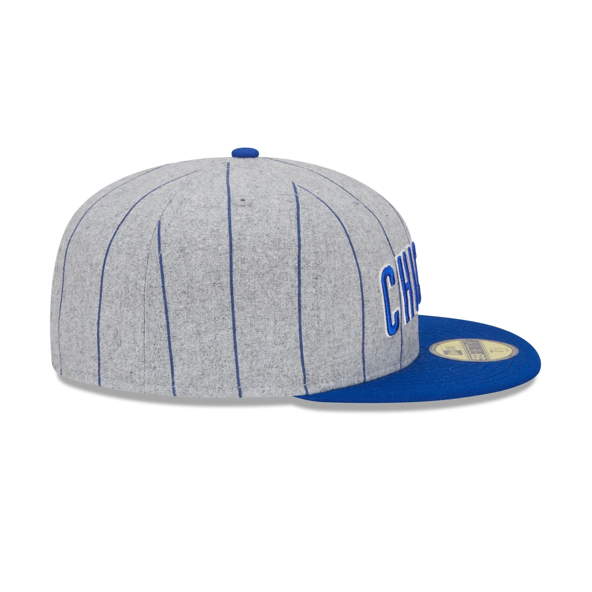 Chicago Cubs Heather Pinstripe 59FIFTY Fitted Hat sold by New Era product image thumbnail 5
