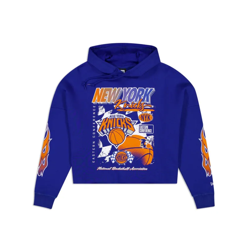 New York Knicks 2024 Rally Drive Women's Hoodie sold by New Era