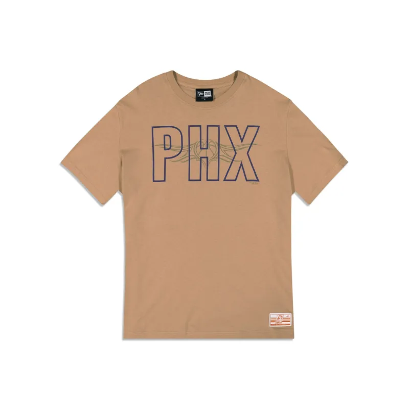 Phoenix Suns 2023 City Edition Tan T-Shirt sold by New Era