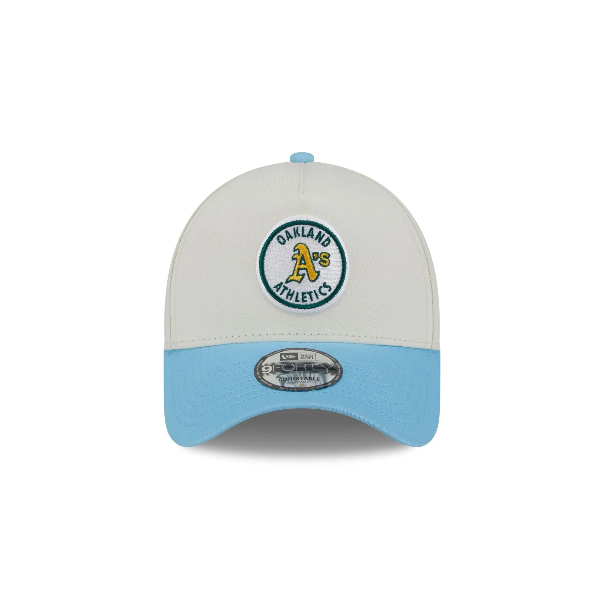 Oakland Athletics Chrome White 9FORTY A-Frame Snapback Hat sold by New Era product image thumbnail 2