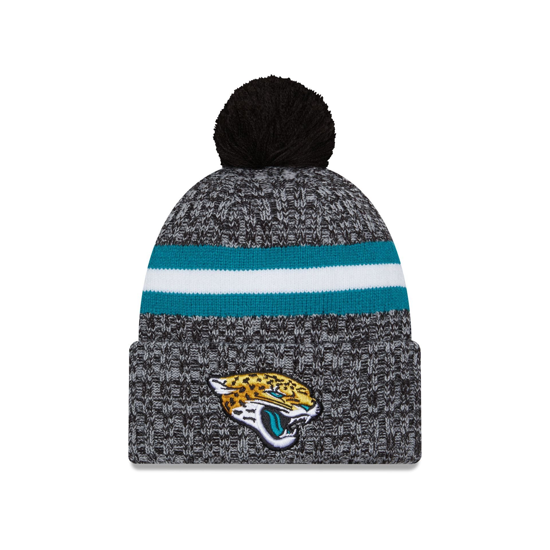 Jacksonville Jaguars 2023 Cold Weather Pom Knit Hat sold by New Era