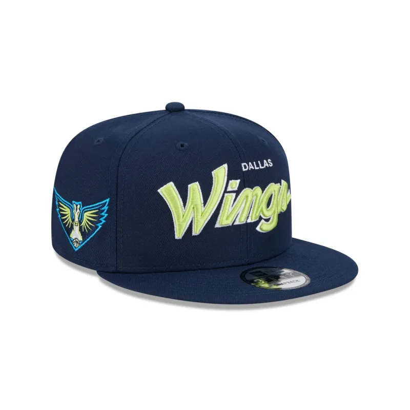 Dallas Wings Script 9FIFTY Snapback Hat sold by New Era