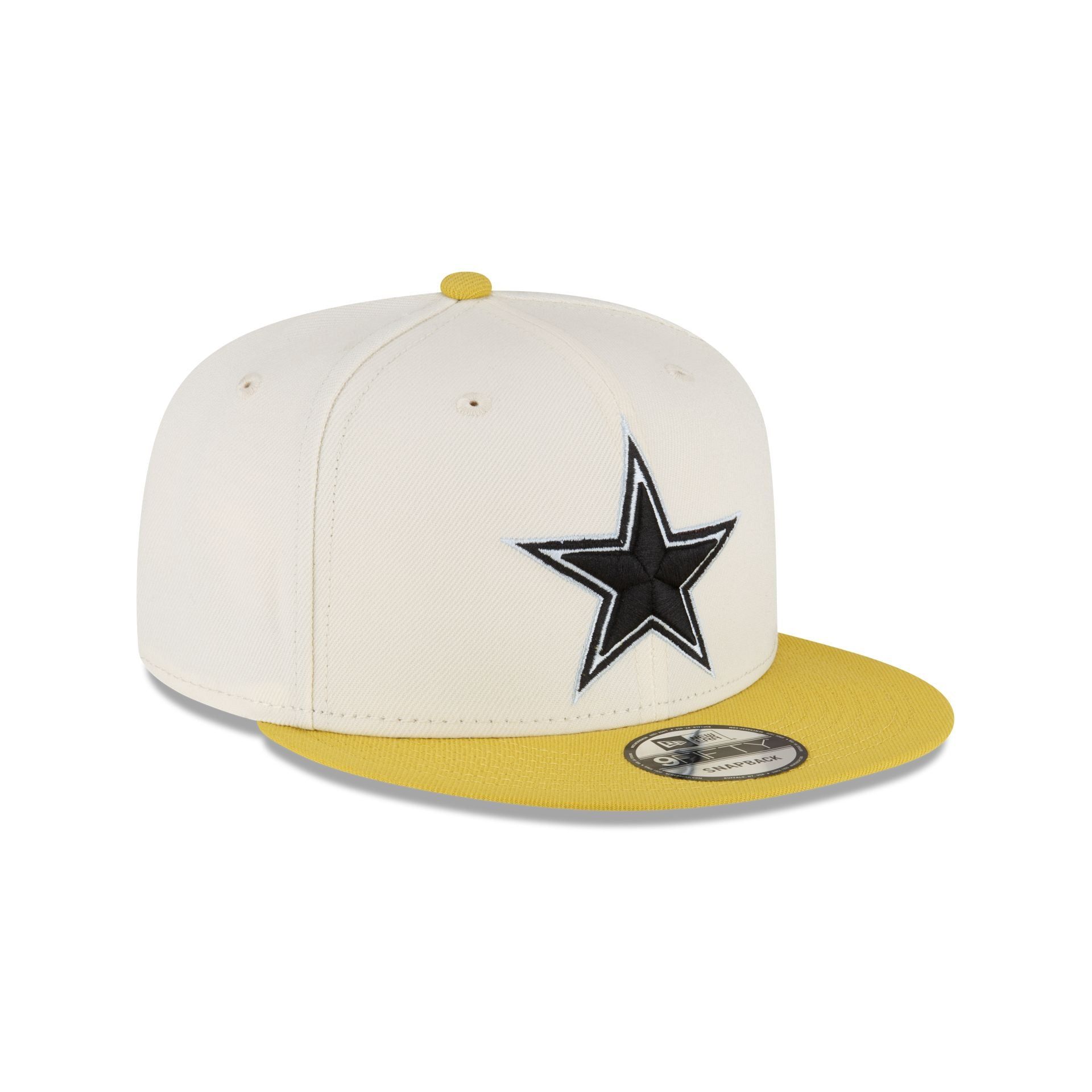 Dallas Cowboys Chartreuse Chrome 9FIFTY Snapback Hat sold by New Era product image thumbnail 3