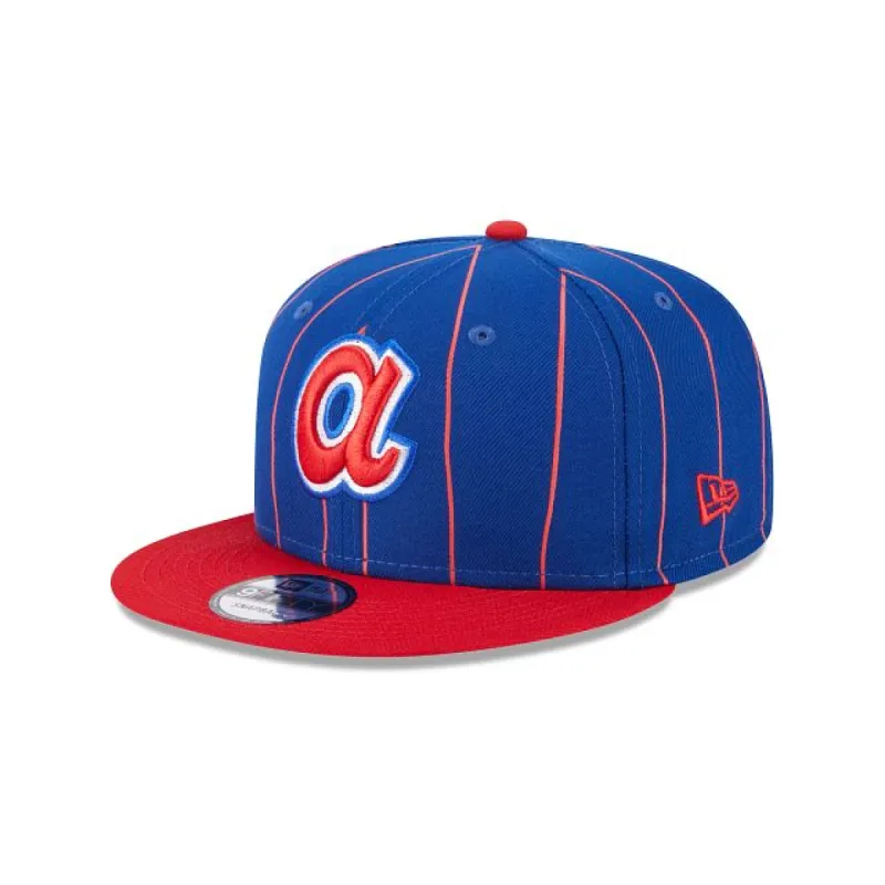 Atlanta Braves Throwback 9FIFTY Snapback Hat sold by New Era