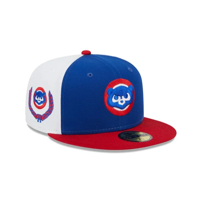Chicago Cubs Throwback 59FIFTY Fitted Hat sold by New Era