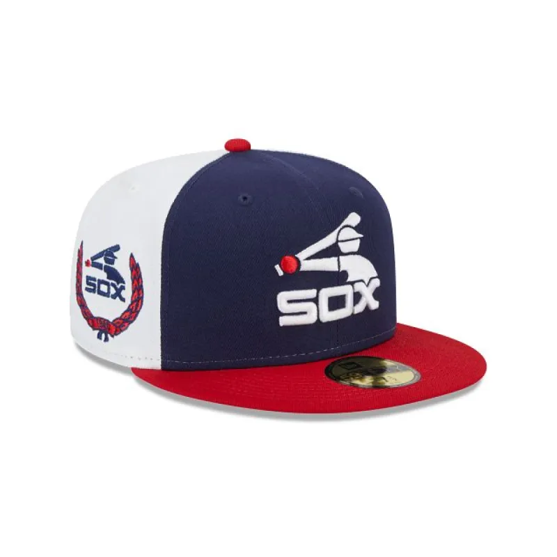 Chicago White Sox Throwback 59FIFTY Fitted Hat sold by New Era