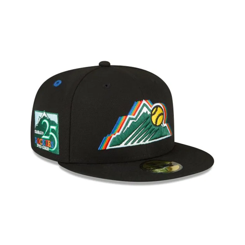 Colorado Rockies Multicolored Logo 59FIFTY Fitted Hat sold by New Era