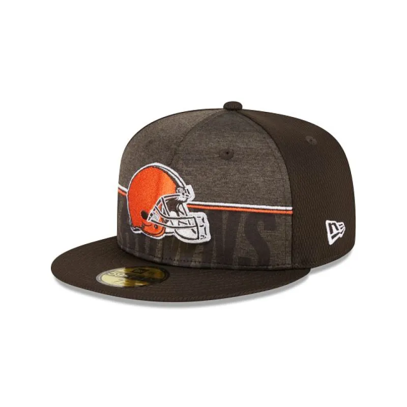 Cleveland Browns 2023 Training 59FIFTY Fitted Hat sold by New Era