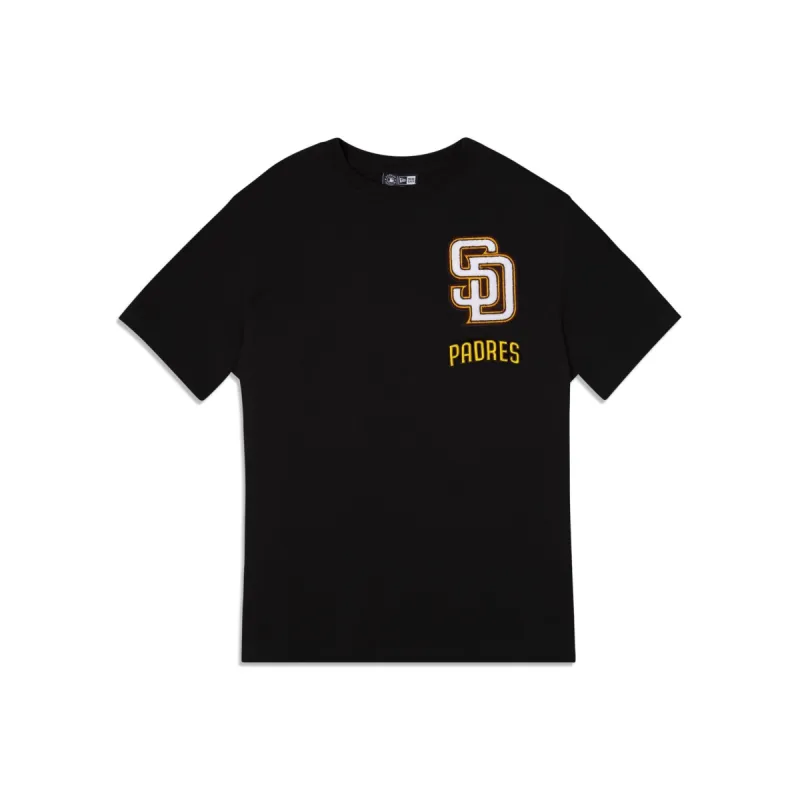 San Diego Padres Logo Select Black T-Shirt sold by New Era