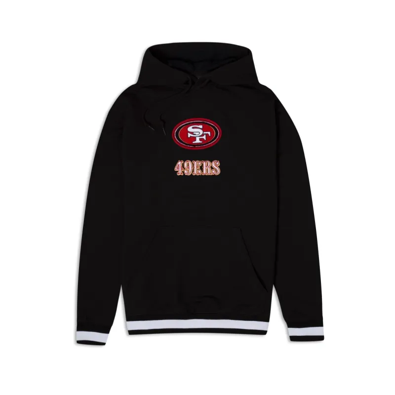 San Francisco 49ers Logo Select Black Hoodie sold by New Era