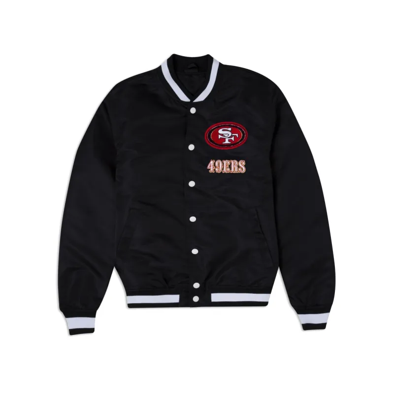 San Francisco 49ers Logo Select Black Jacket sold by New Era