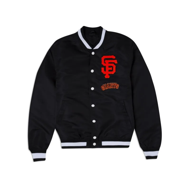 San Francisco Giants Logo Select Black Jacket sold by New Era