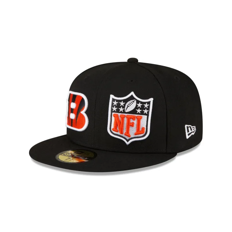 Cincinnati Bengals 2023 Sideline Black 59FIFTY Fitted Hat sold by New Era