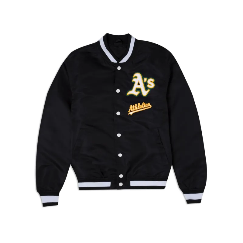 Oakland Athletics Logo Select Black Jacket sold by New Era