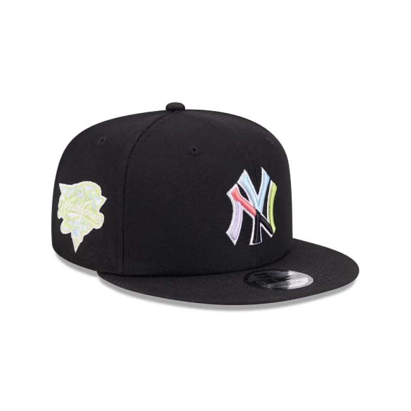 New York Yankees Color Pack Black 9FIFTY Snapback Hat sold by New Era