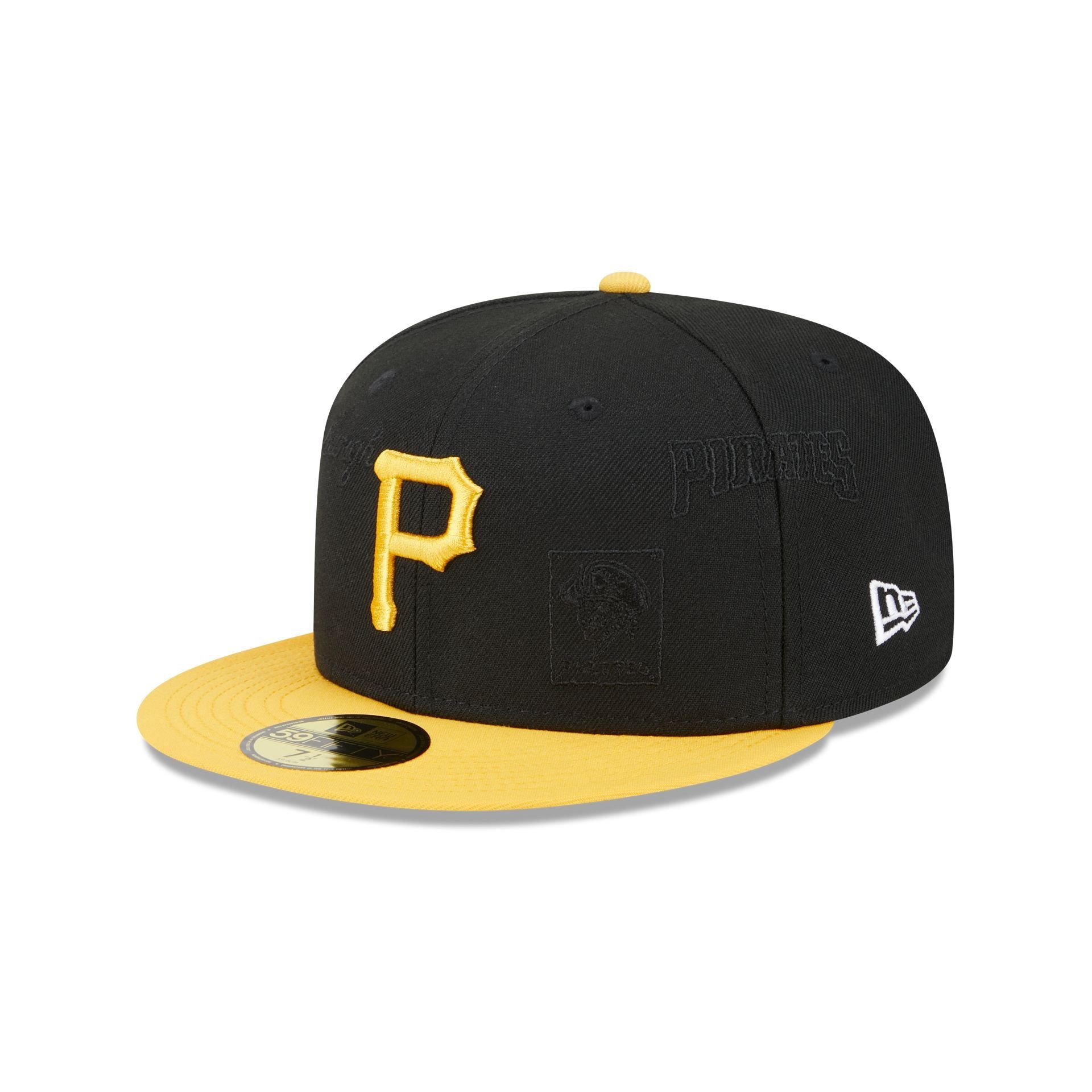 Pittsburgh Pirates Multi Logo 59FIFTY Fitted Hat sold by New Era