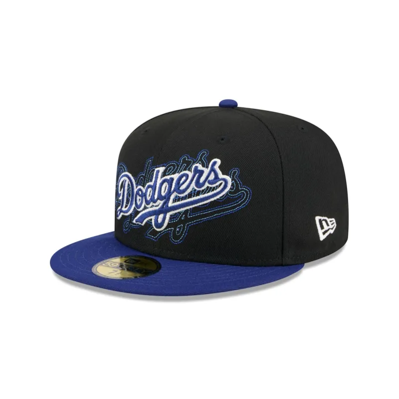 Los Angeles Dodgers Shadow Stitch 59FIFTY Fitted Hat sold by New Era