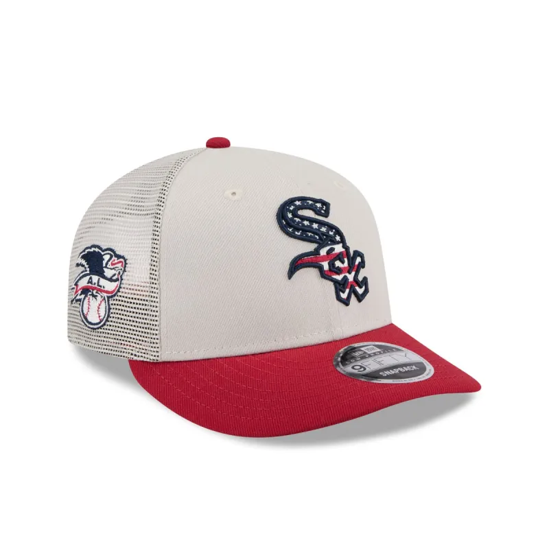 Chicago White Sox Independence Day 2024 Low Profile 9FIFTY Trucker Hat sold by New Era