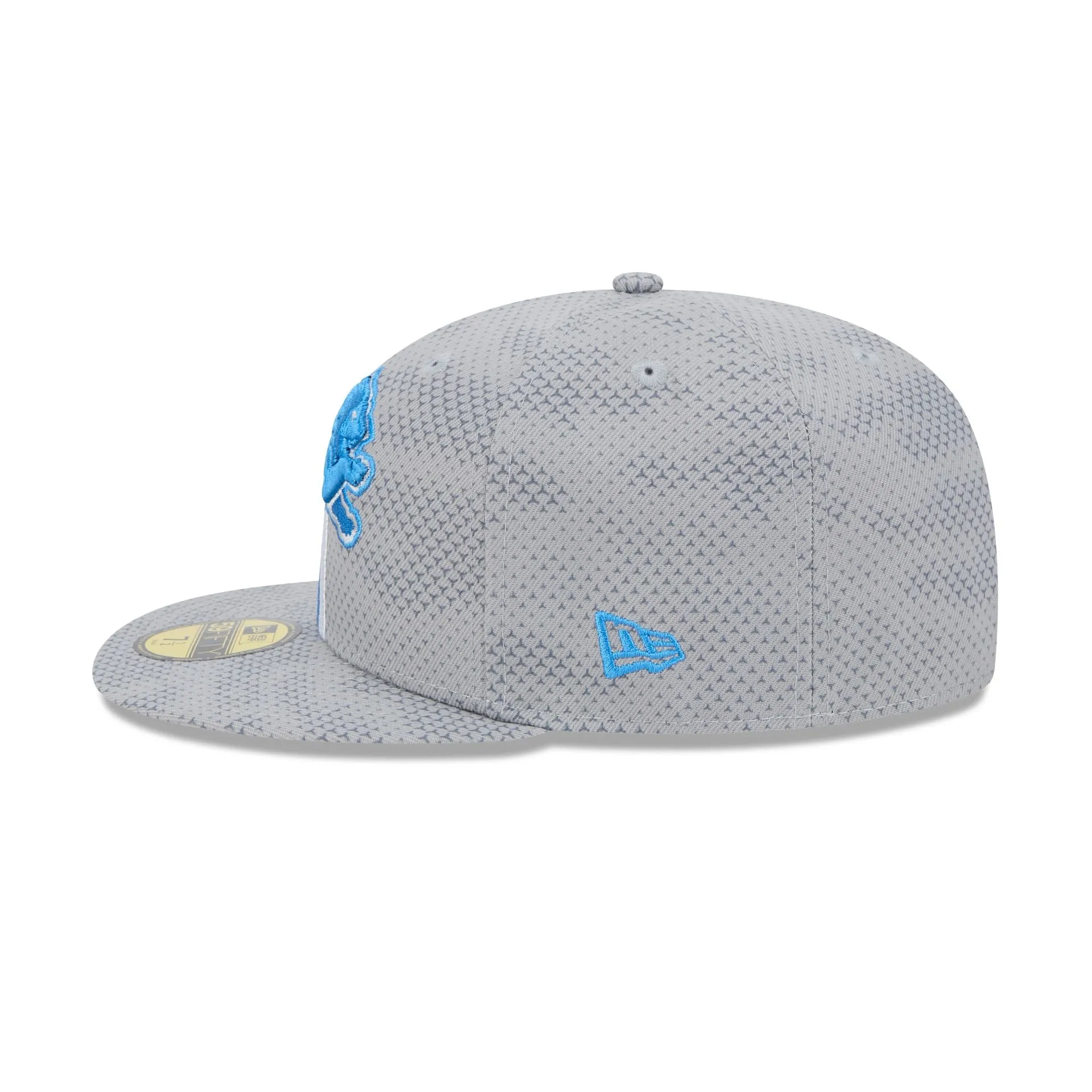 Detroit Lions 2024 Sideline Gray 59FIFTY Fitted Hat sold by New Era product image thumbnail 5