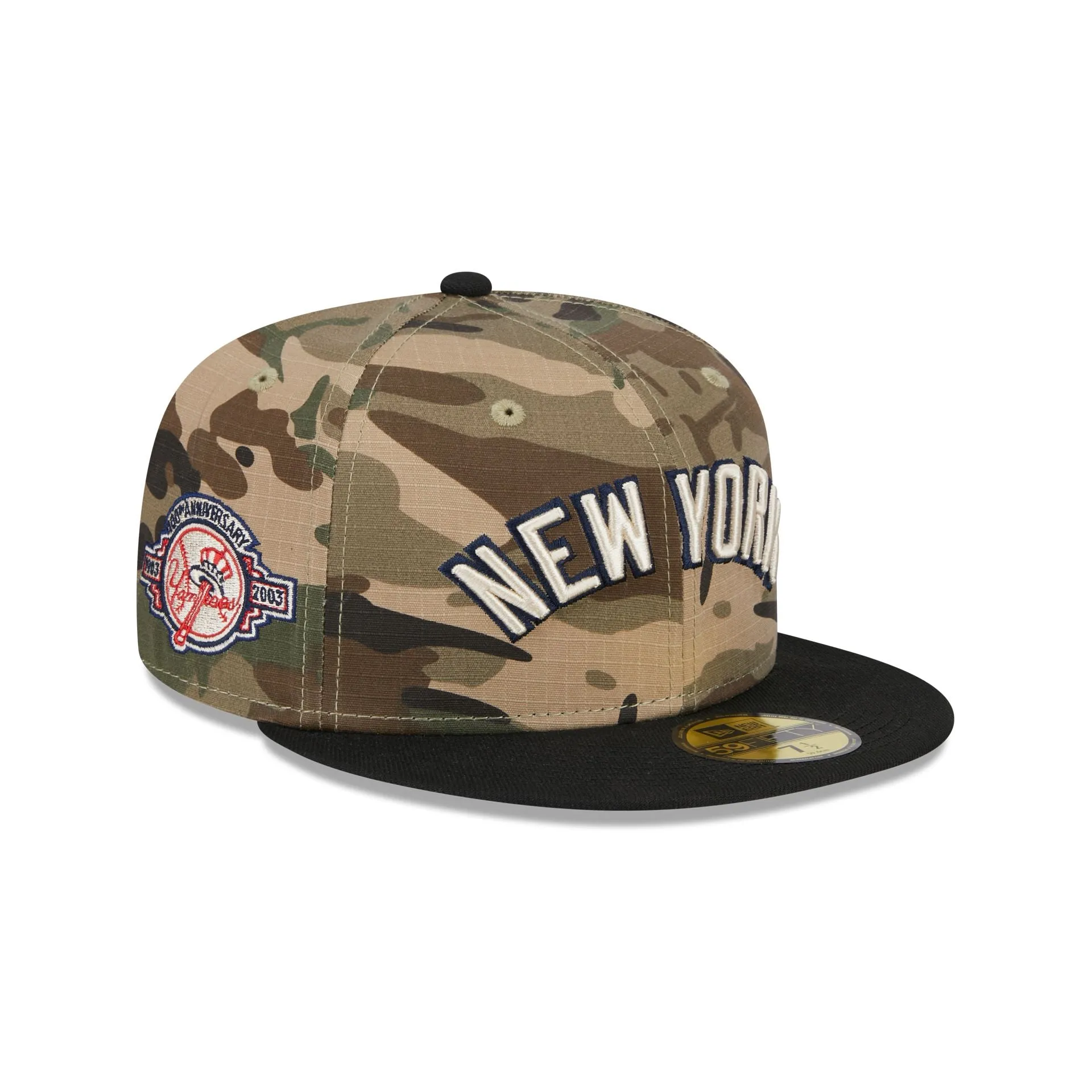 New York Yankees Camo Crown 59FIFTY Fitted Hat sold by New Era
