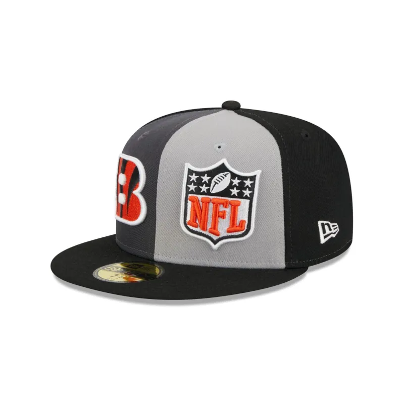 Cincinnati Bengals 2023 Sideline Gray 59FIFTY Fitted Hat sold by New Era