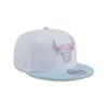 Chicago Bulls Color Pack White 9FIFTY Snapback Hat sold by New Era