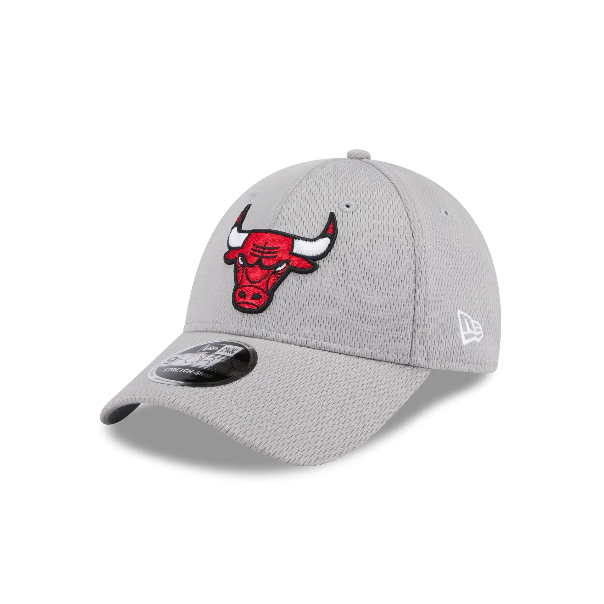 Chicago Bulls Gray 9FORTY Stretch-Snap Hat sold by New Era
