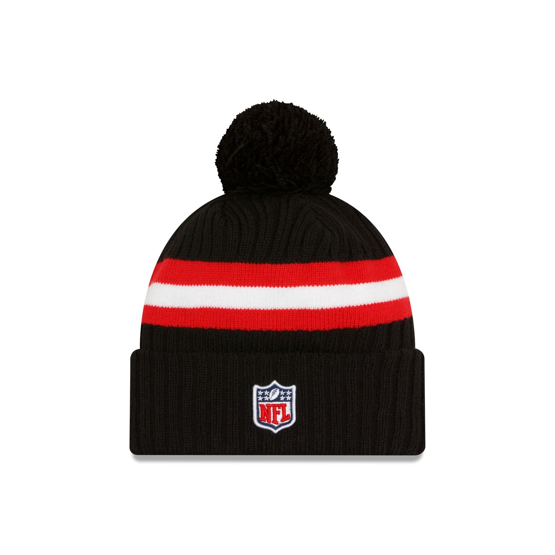 New England Patriots 2023 Cold Weather Black Pom Knit Hat sold by New Era product image thumbnail 2