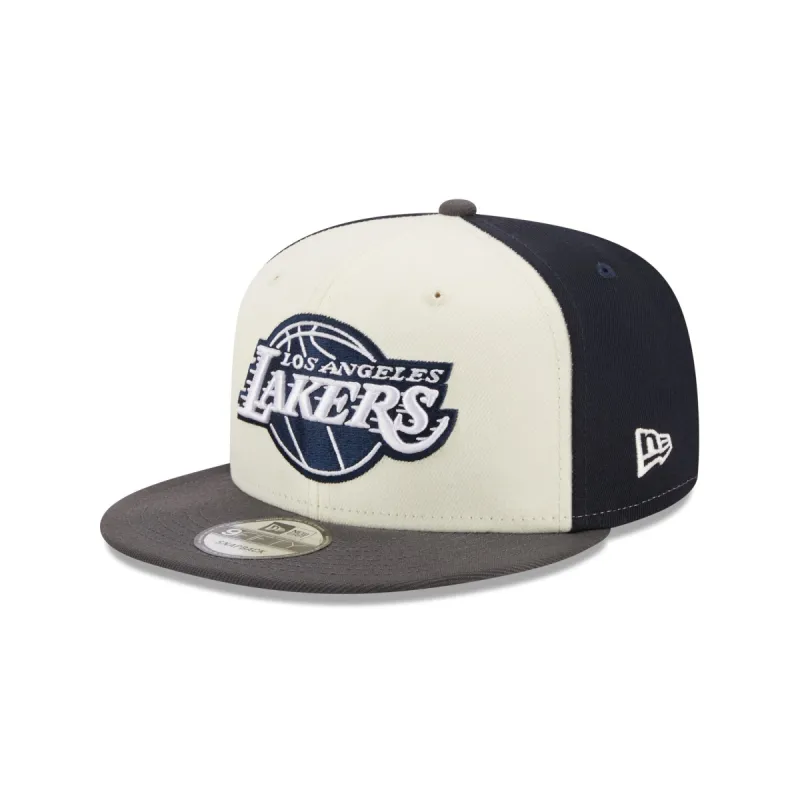 Los Angeles Lakers Graphite Visor 9FIFTY Snapback Hat sold by New Era