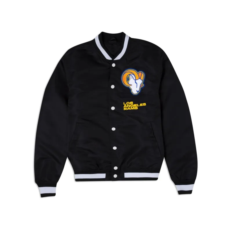Los Angeles Rams Logo Select Black Jacket sold by New Era