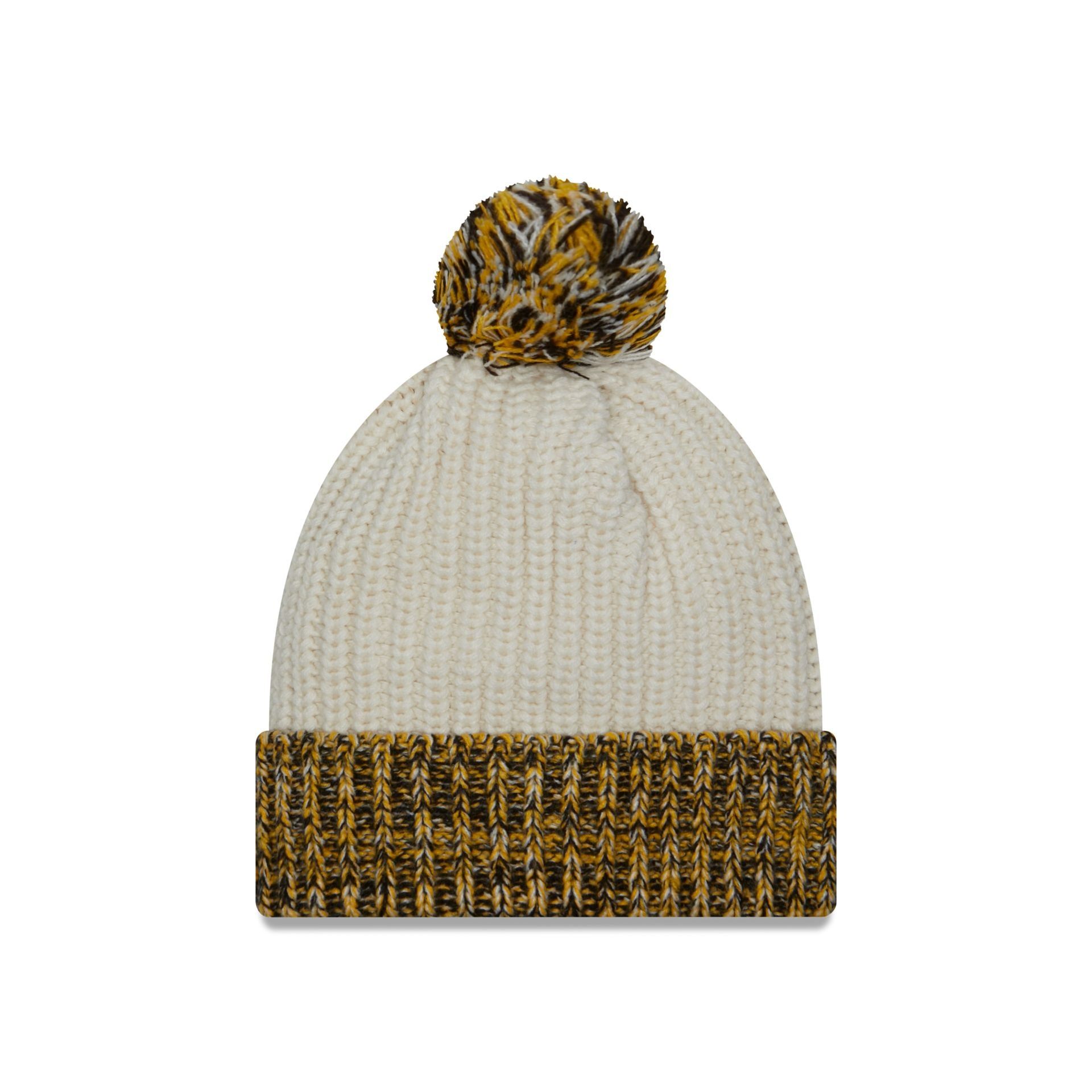 Pittsburgh Steelers Throwback Women's Pom Knit Hat sold by New Era product image thumbnail 2