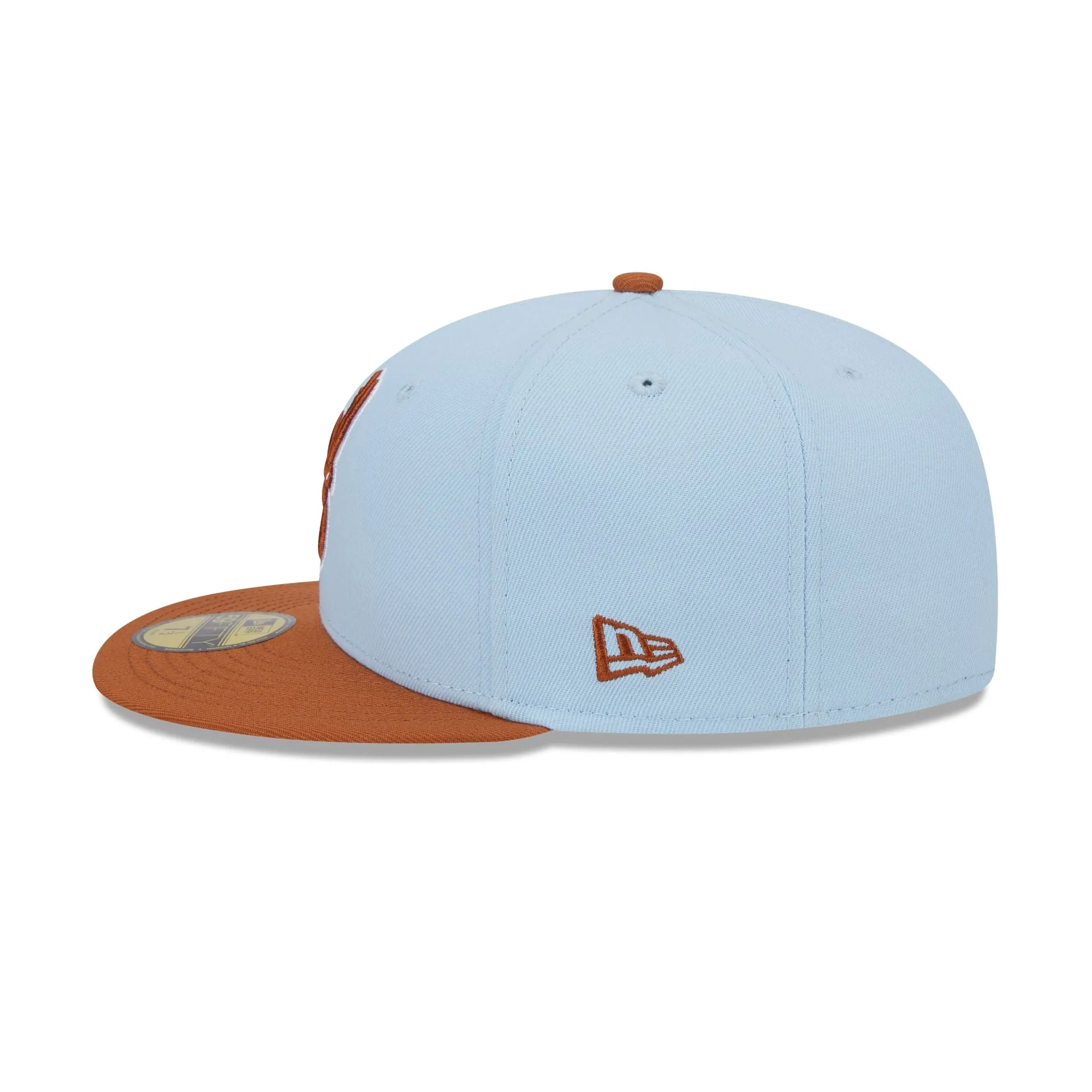 Milwaukee Bucks Color Pack Glacial Blue 59FIFTY Fitted Hat sold by New Era product image thumbnail 4