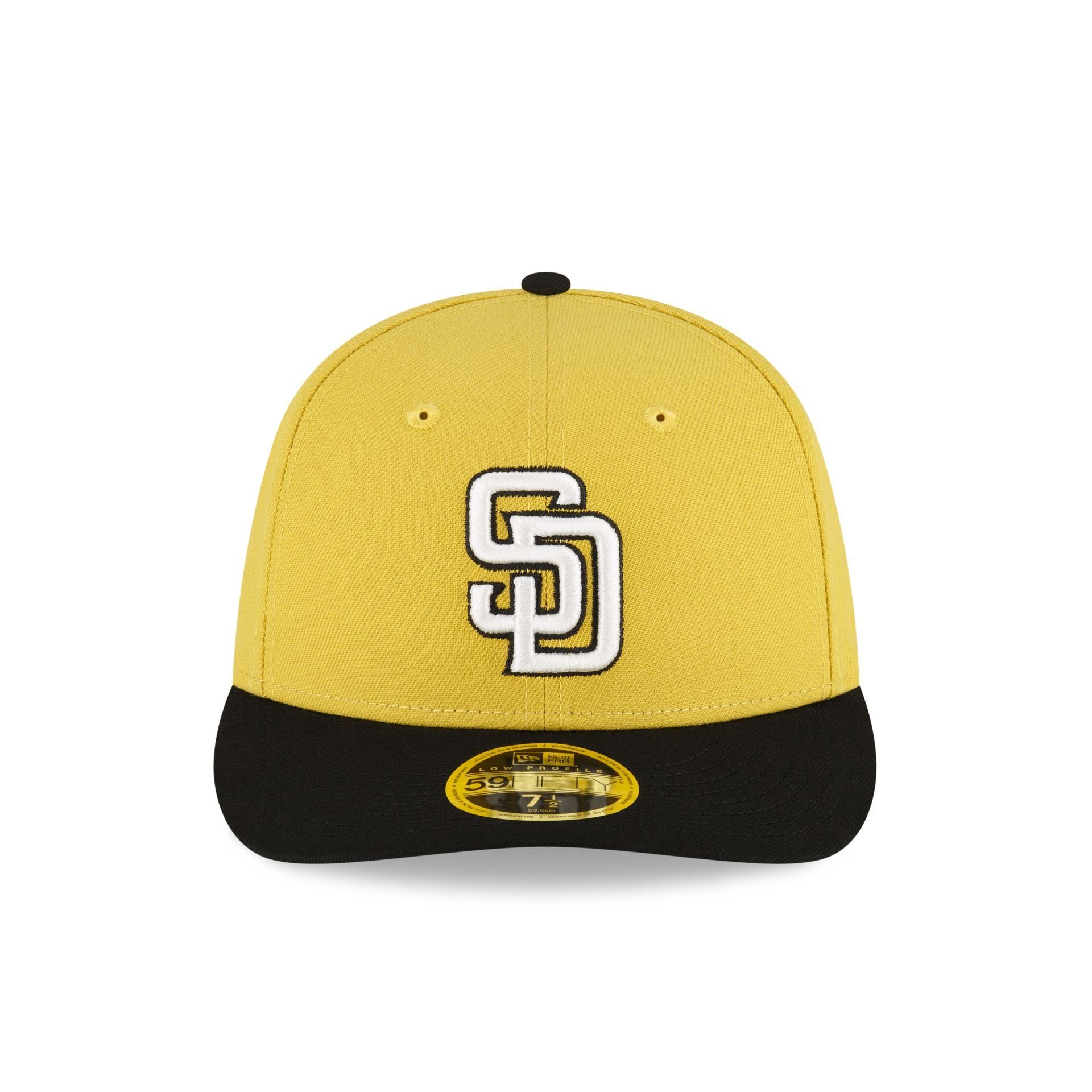 San Diego Padres Chartreuse Crown Low Profile 59FIFTY Fitted Hat sold by New Era product image thumbnail 2