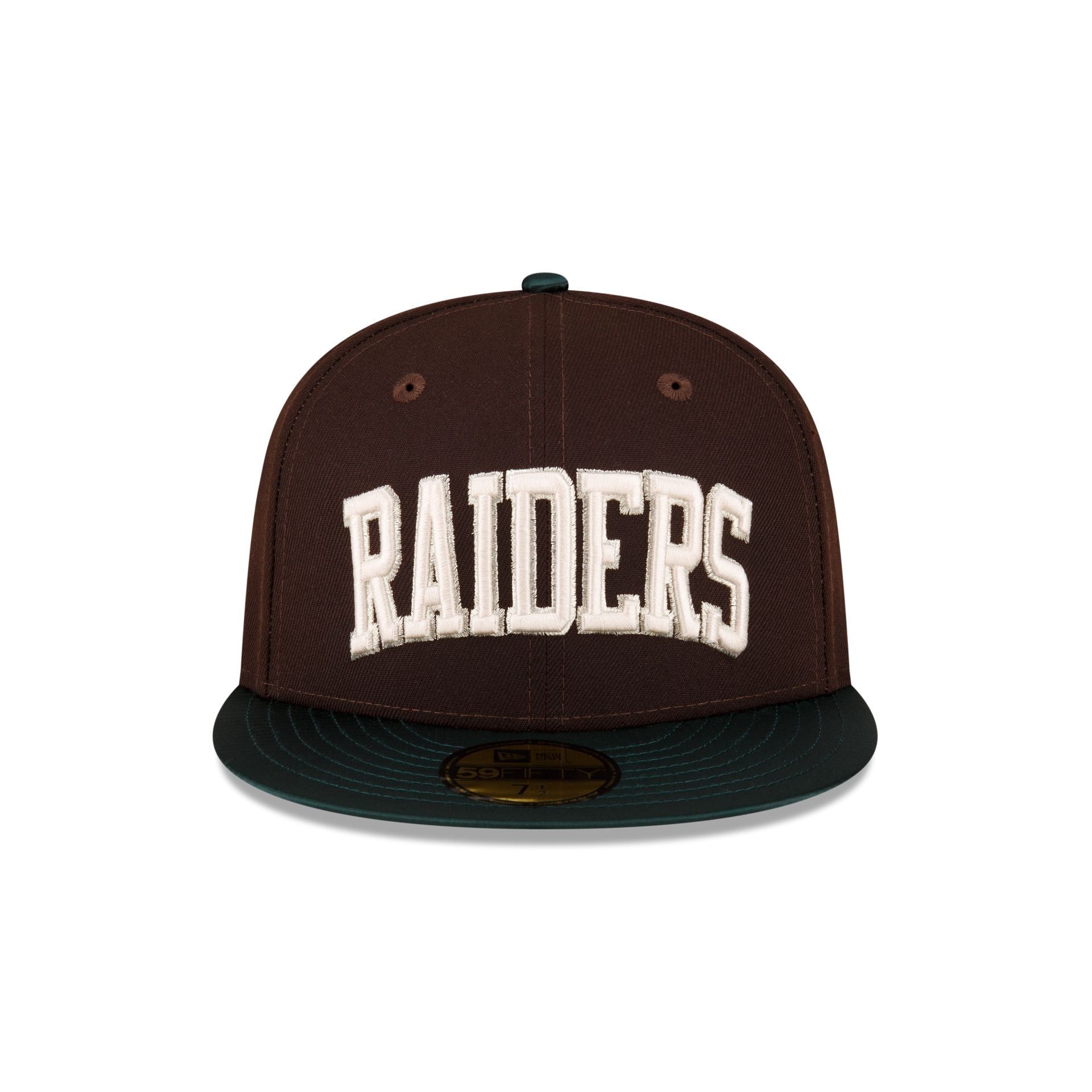 Just Caps Green Satin Las Vegas Raiders 59FIFTY Fitted Hat sold by New Era product image thumbnail 2
