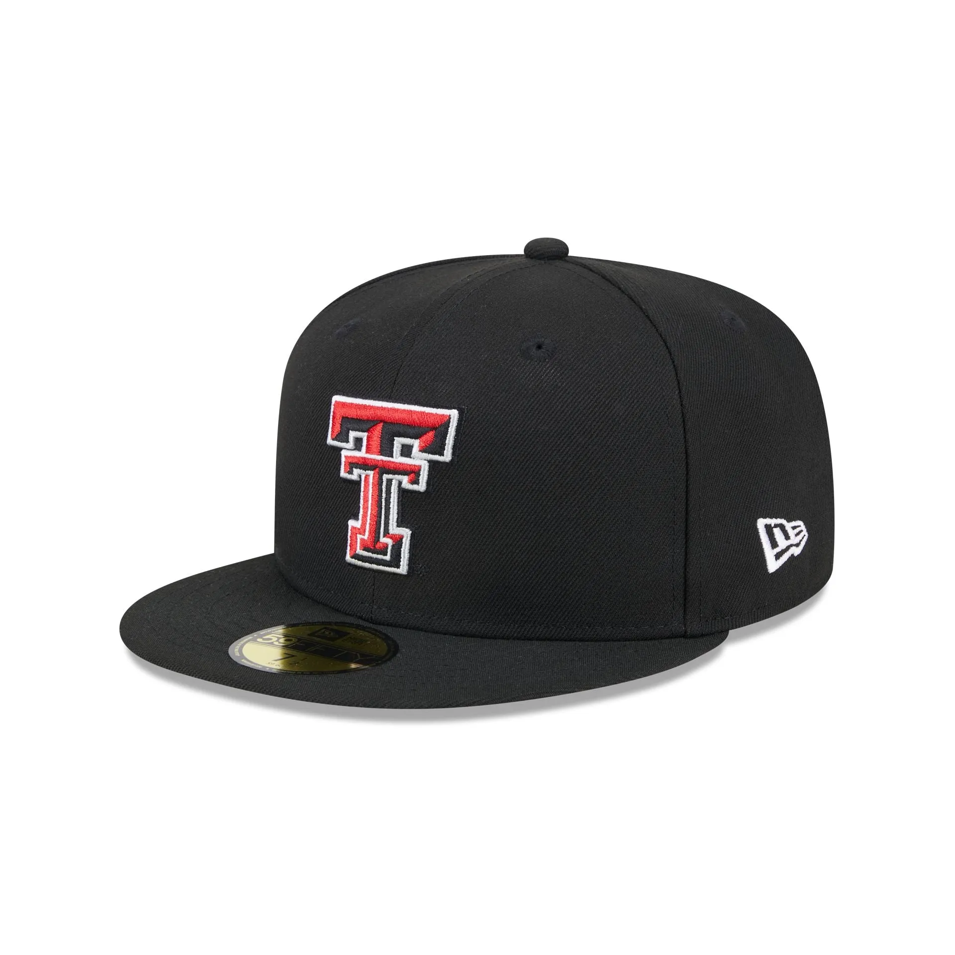Texas Tech Red Raiders Black 59FIFTY Fitted Hat sold by New Era