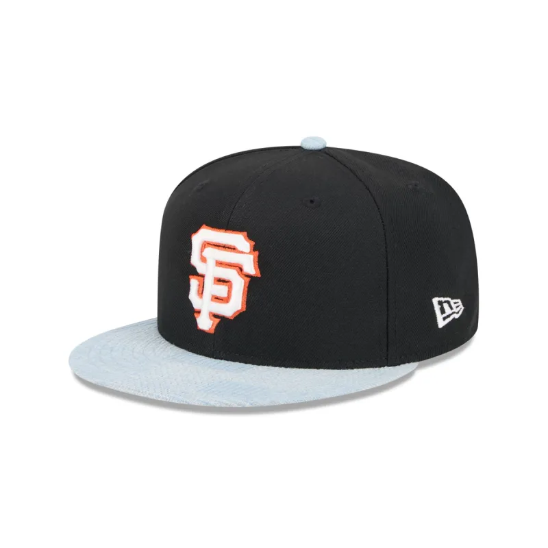 San Francisco Giants Patch Denim 59FIFTY Fitted Hat sold by New Era
