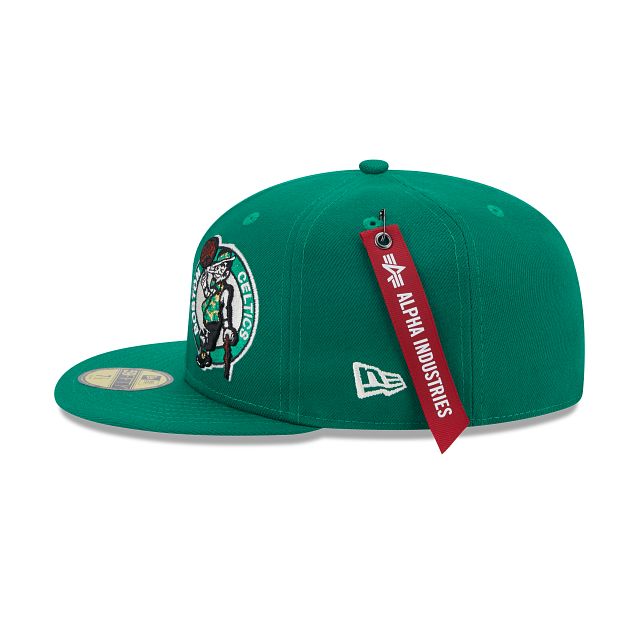 Alpha Industries X Boston Celtics Dual Logo 59FIFTY Fitted Hat sold by New Era product image thumbnail 4