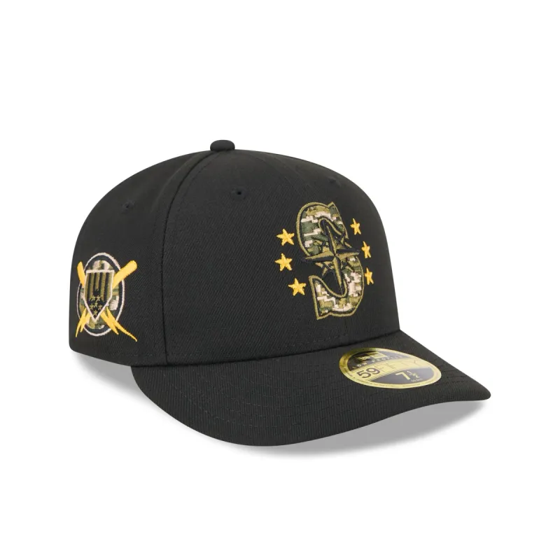 Seattle Mariners Armed Forces Day 2024 Low Profile 59FIFTY Fitted Hat sold by New Era