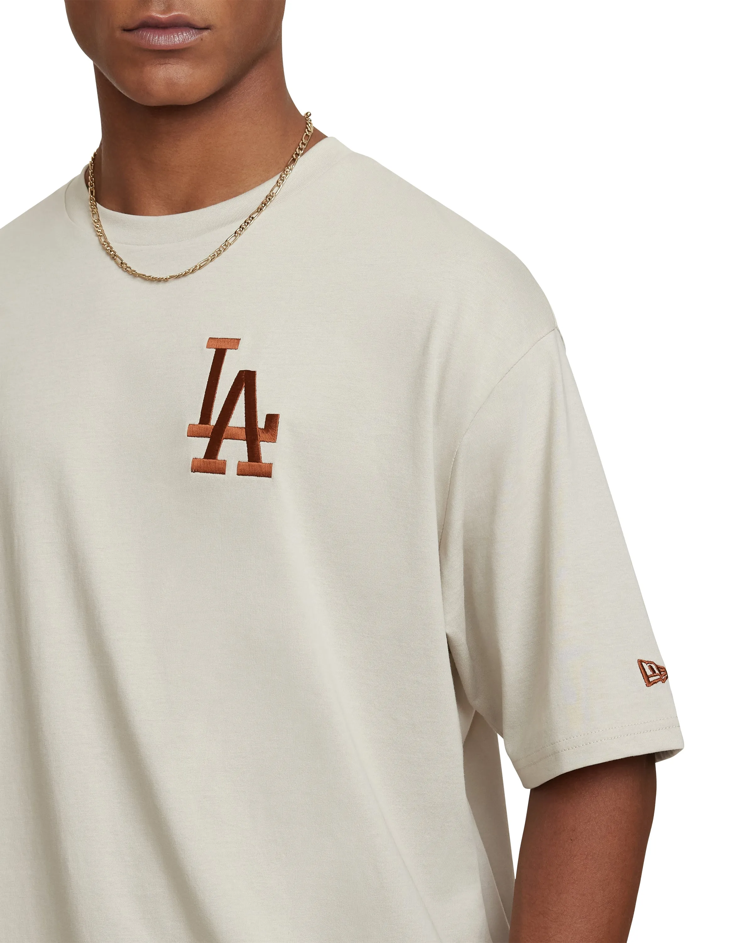 Los Angeles Dodgers Essential White T-Shirt sold by New Era