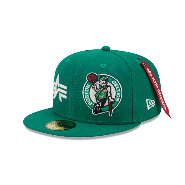 Alpha Industries X Boston Celtics Dual Logo 59FIFTY Fitted Hat sold by New Era