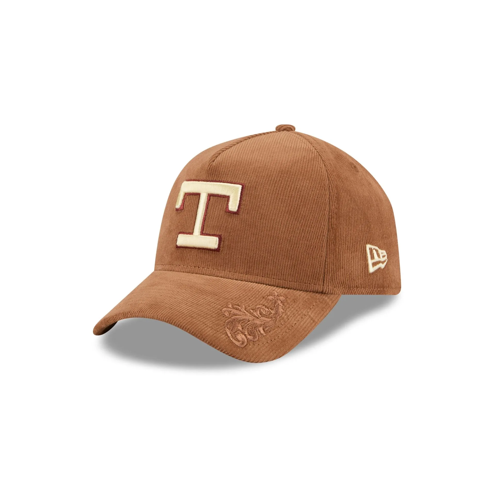 Texas Rangers Ornamental Cord 9FORTY A-Frame Snapback Hat sold by New Era