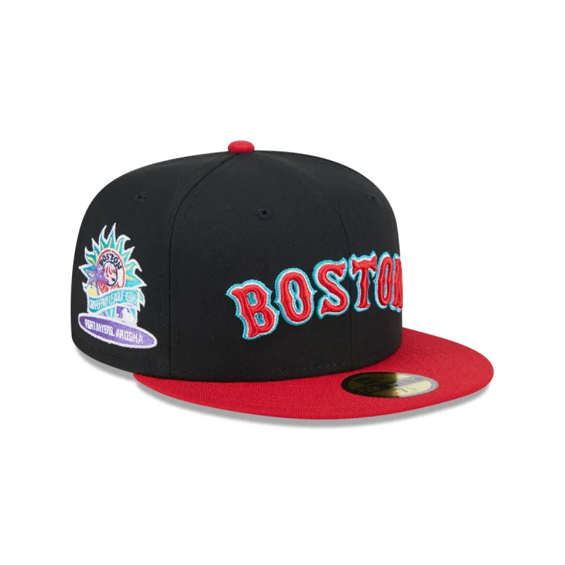 Boston Red Sox Retro Spring Training 59FIFTY Fitted Hat sold by New Era
