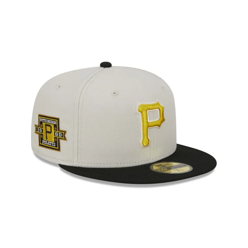 Pittsburgh Pirates Two Tone Stone 59FIFTY Fitted Hat sold by New Era