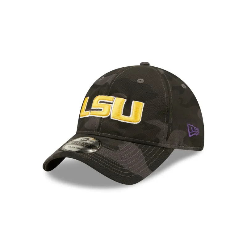 LSU Tigers Camo 9TWENTY Adjustable Hat sold by New Era