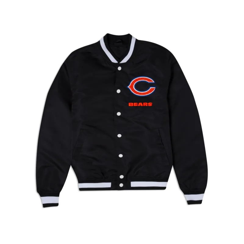 Chicago Bears Logo Select Black Jacket sold by New Era