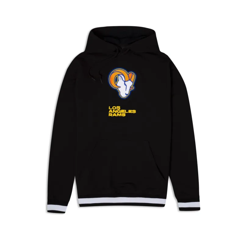 Los Angeles Rams Logo Select Black Hoodie sold by New Era
